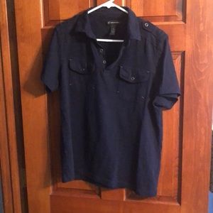 International concepts military style shirt